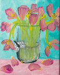 Fuchsia Falling Original