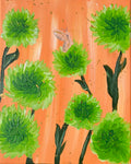 Glided Dahlias Original